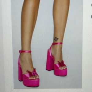 Nasty Gal Butterfly Platform Heels